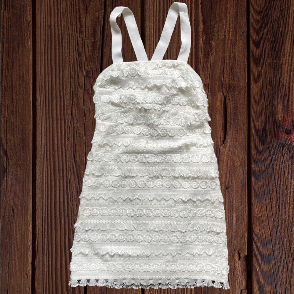Ted Baker London Eleynor Mini White Dress Size 0